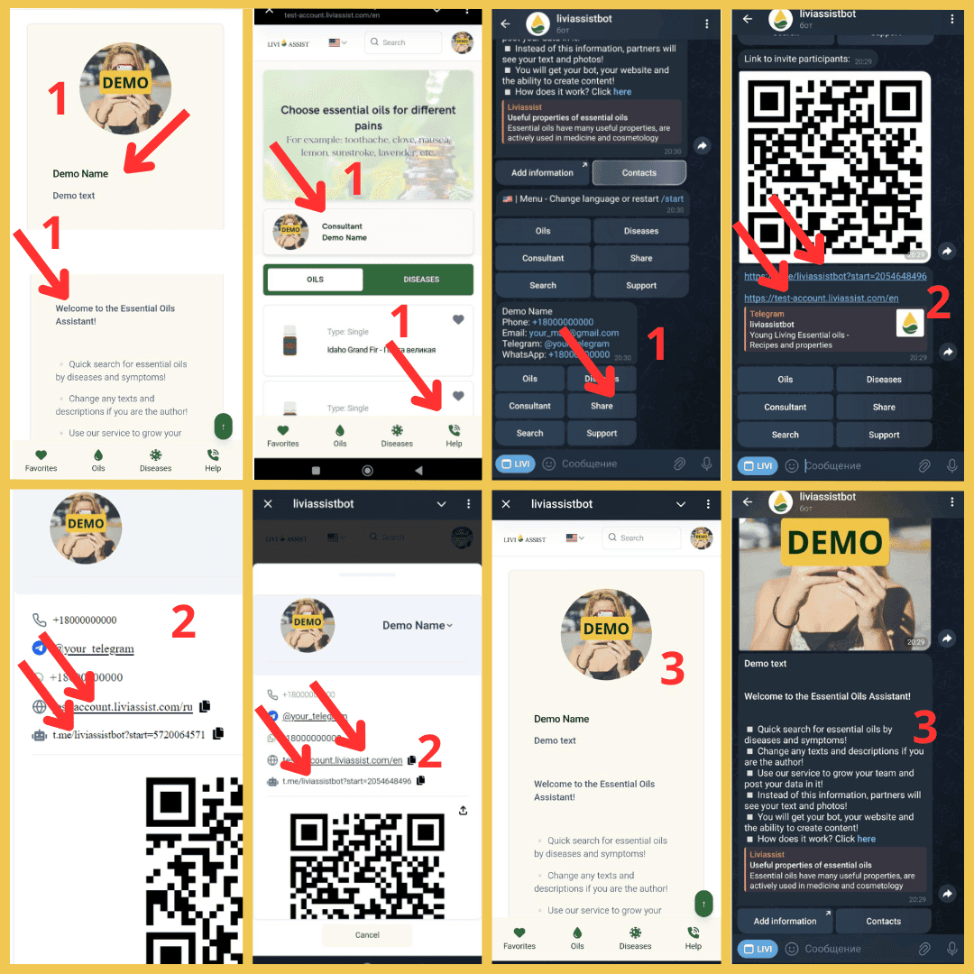 How and where to share my site and bot?